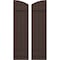 Ekena Millwork Americraft 4-Board (2 Batten) Wood Joined Board-n-Batten Shutters w/Ellipt Top, ARW101BE414X77TBH, PR ARW101BE414X77TBH - alternate 1